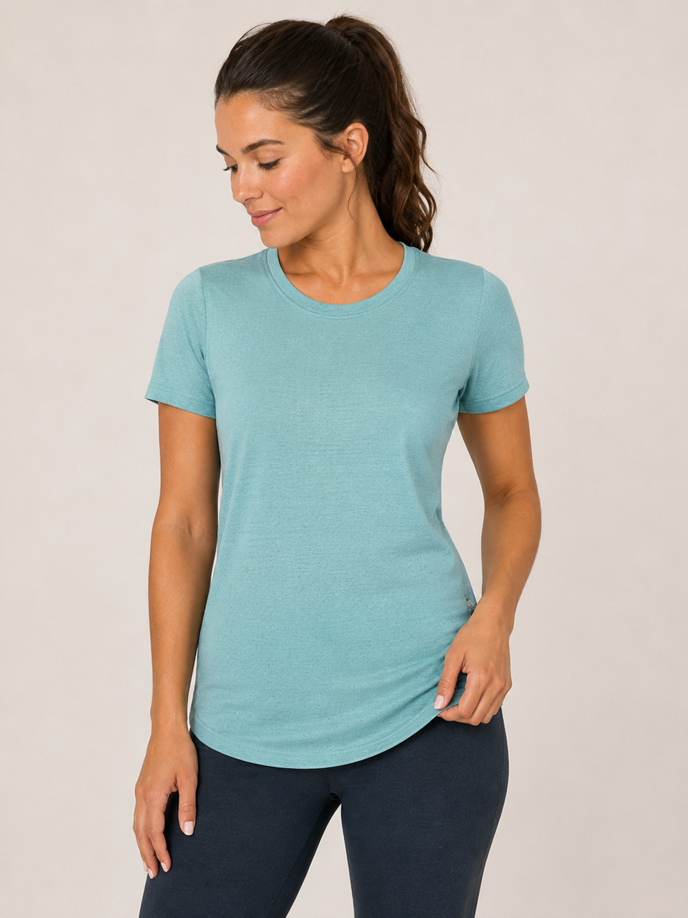 Smartwool Classic All-Season Merino Wool Tee S Blue Short Sleeve Hiking